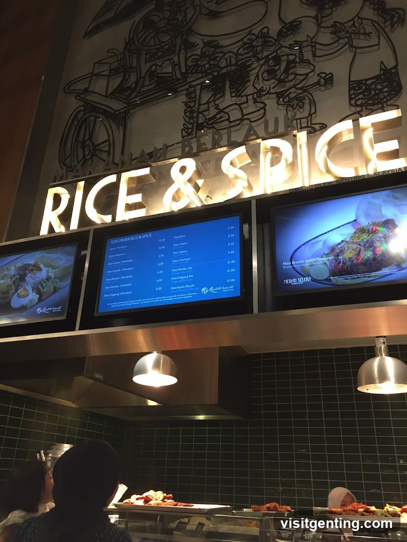 Rice & Spice Menu