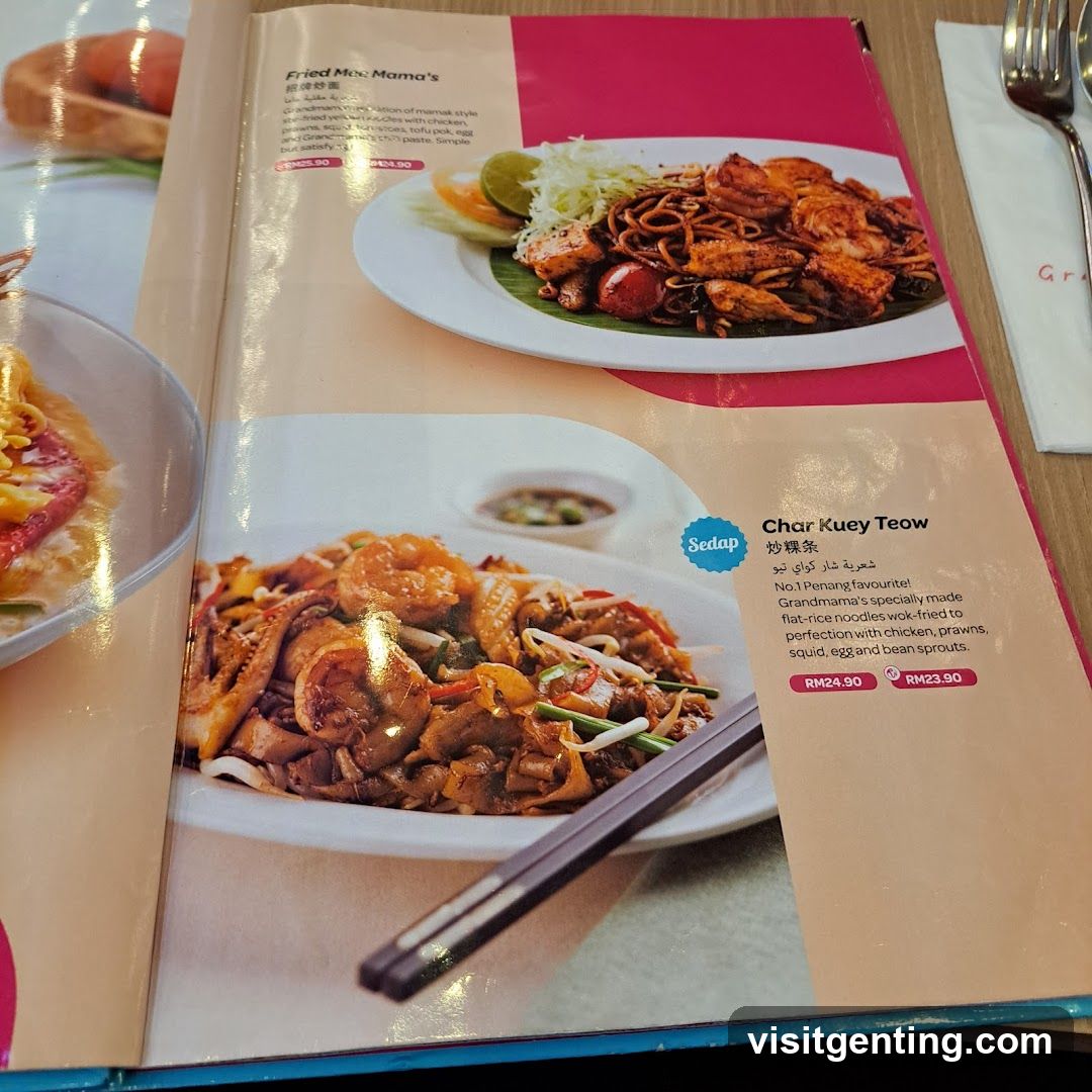 Menu Page