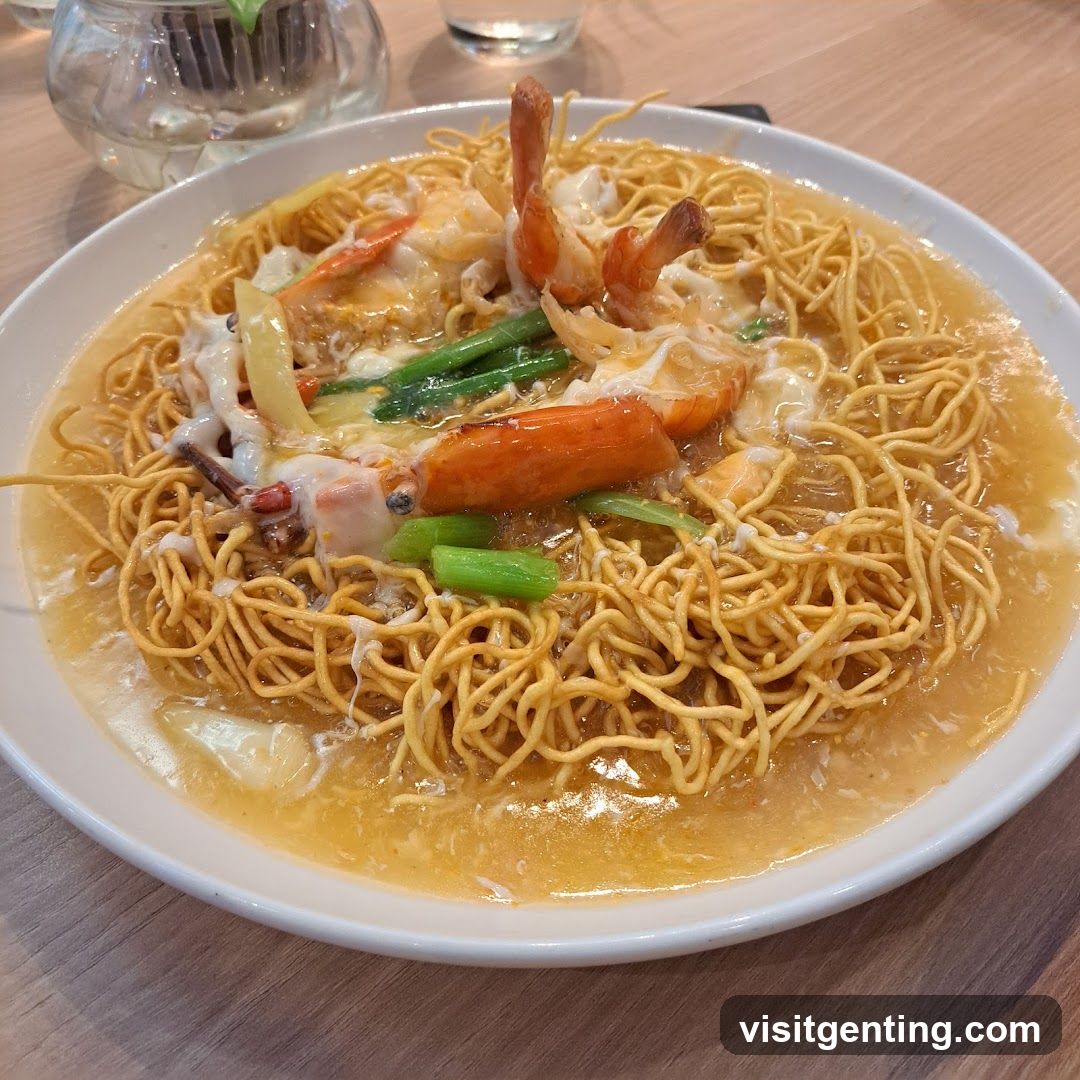Crispy Noodles with Seafood