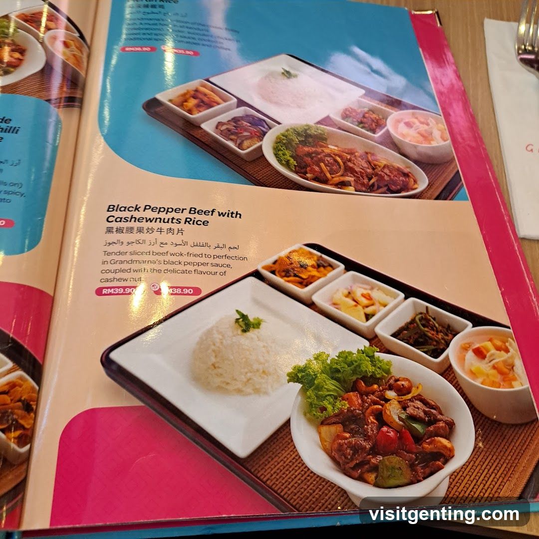 Black Pepper Beef with Cashewnuts Rice