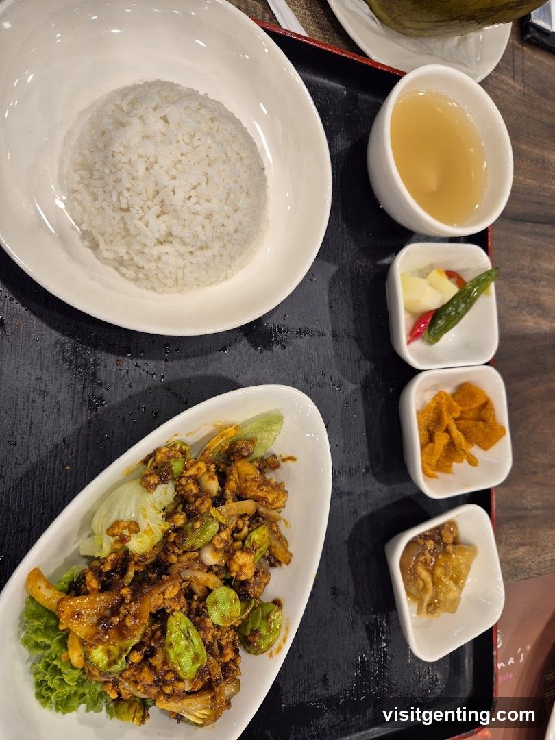 Stir-fried Petai with Rice