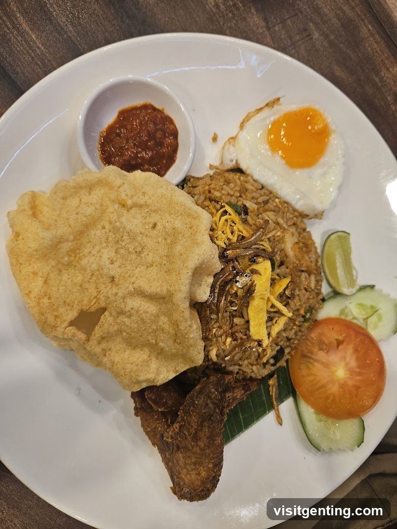 Nasi Goreng with Fried Chicken