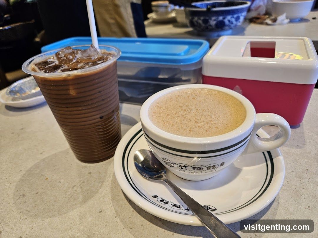 Beverages on a Table
