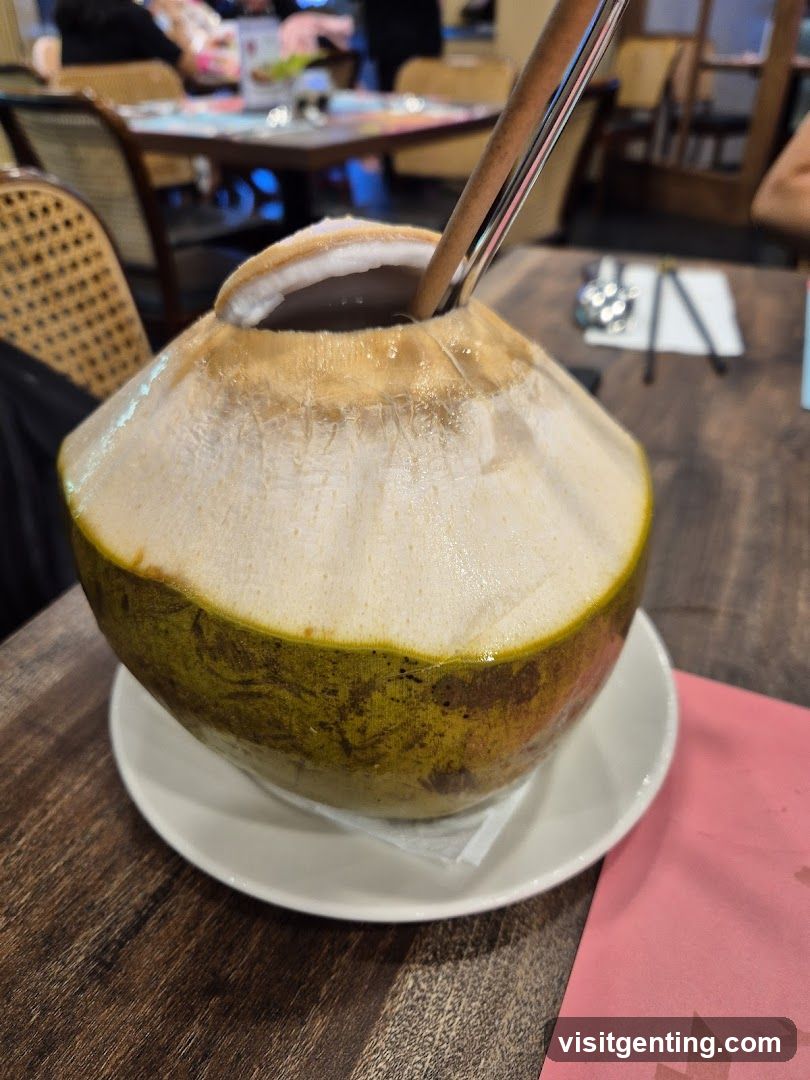 Fresh Coconut Drink