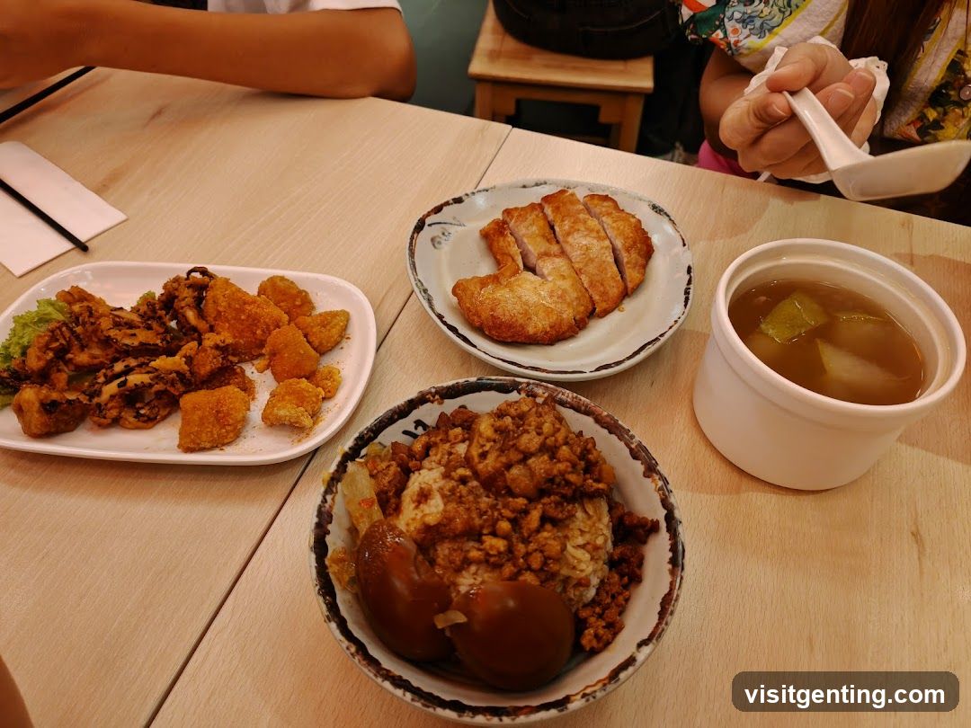 Table with food