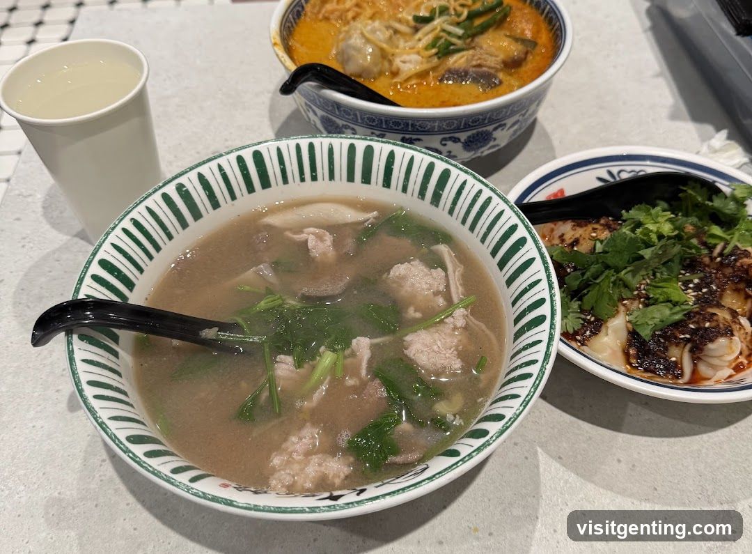 Noodle Soup and Dumplings