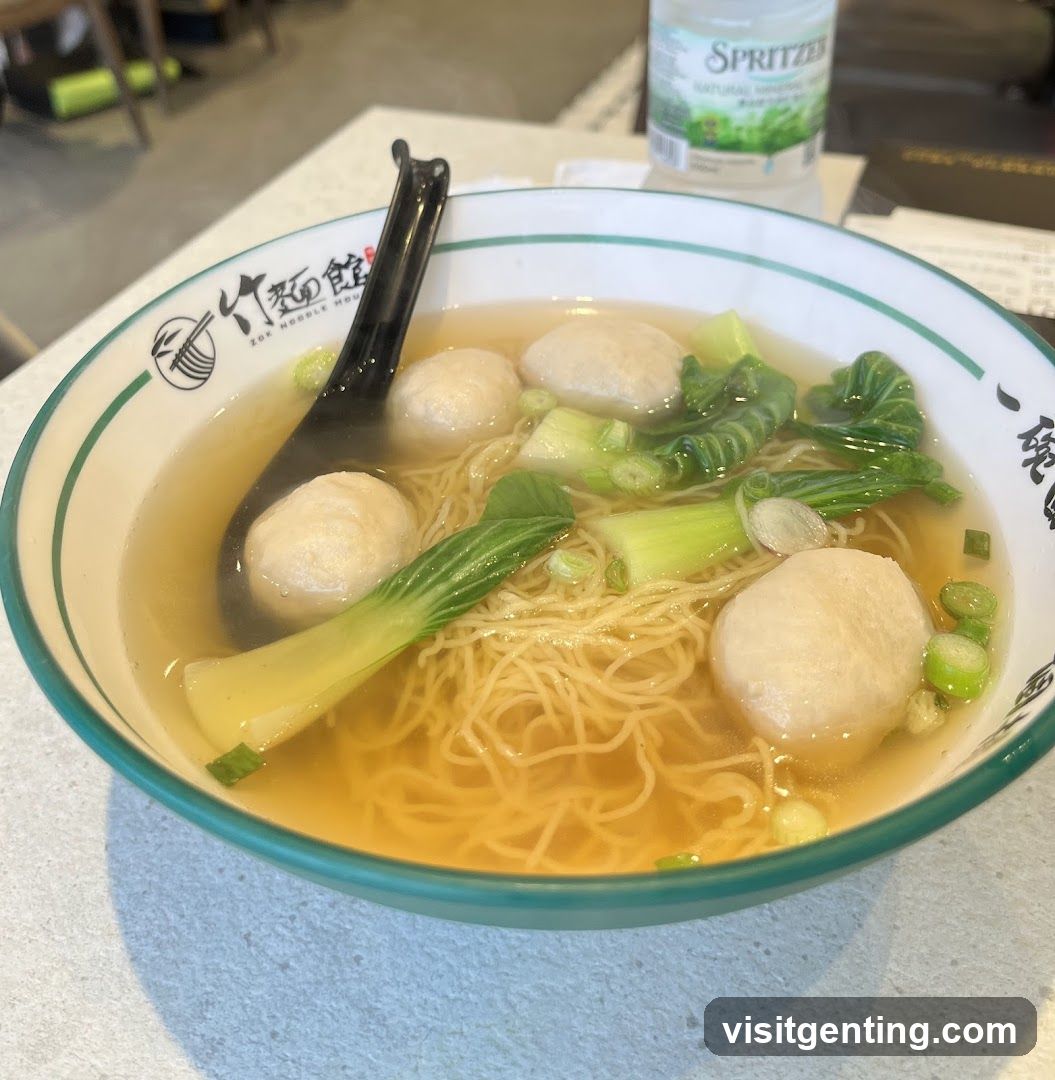 Fish Ball Noodle Soup