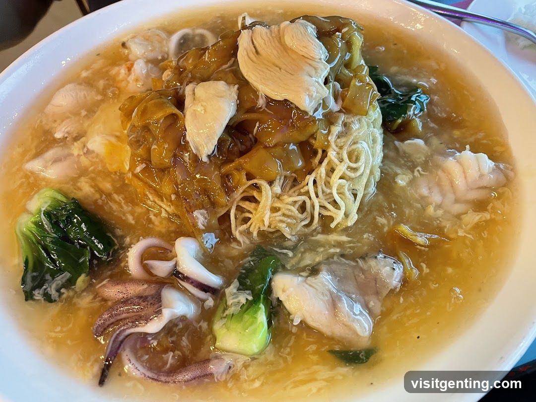 Seafood Noodle Dish
