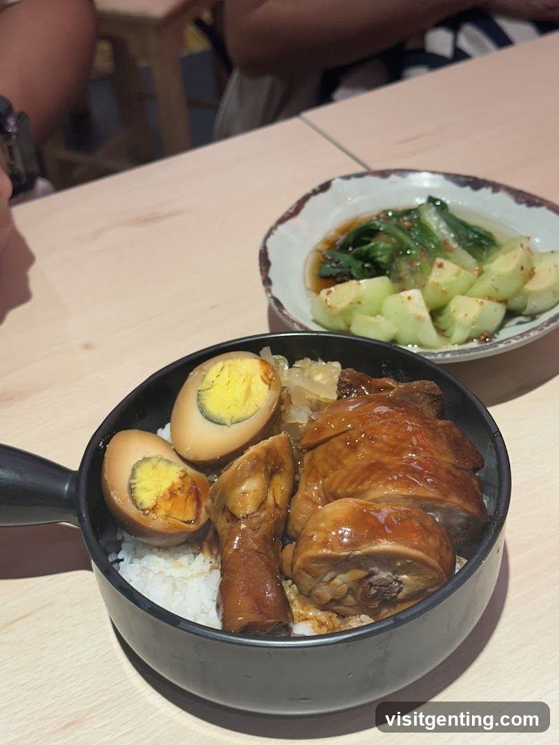 Braised Chicken and Egg Rice Bowl