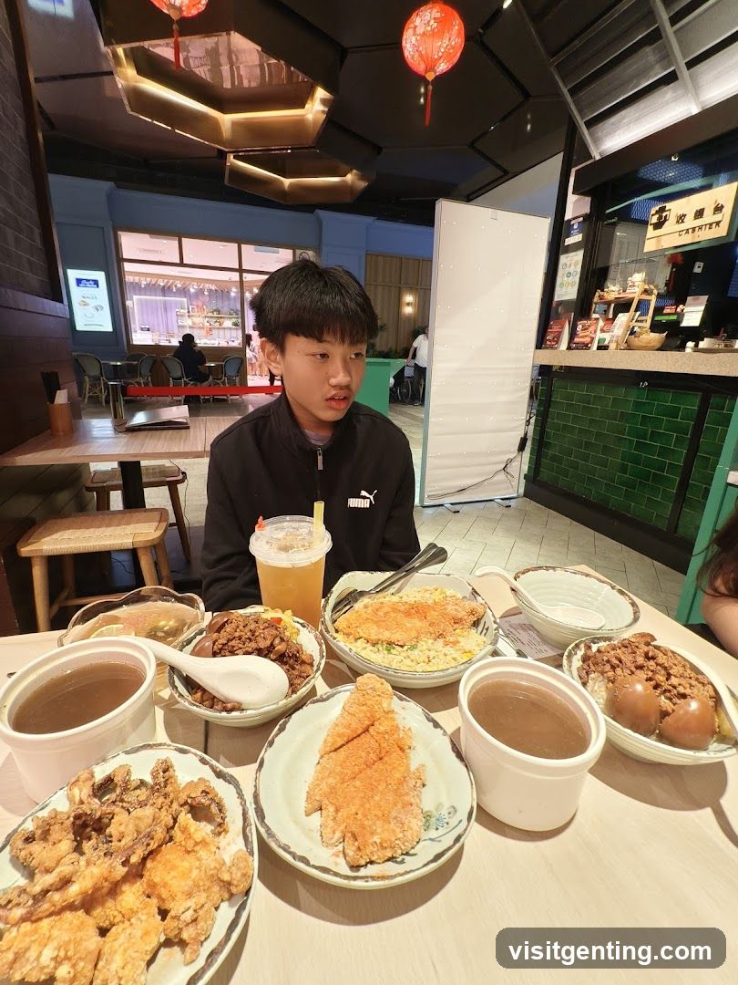 Boy with a meal