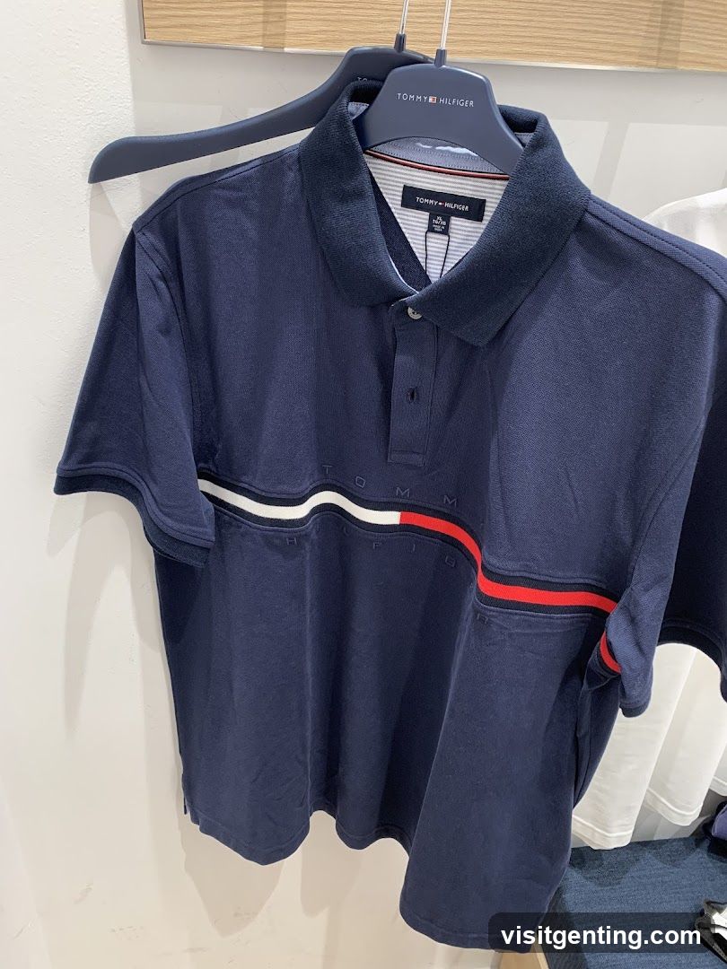 Navy Tommy Hilfiger Polo Shirt