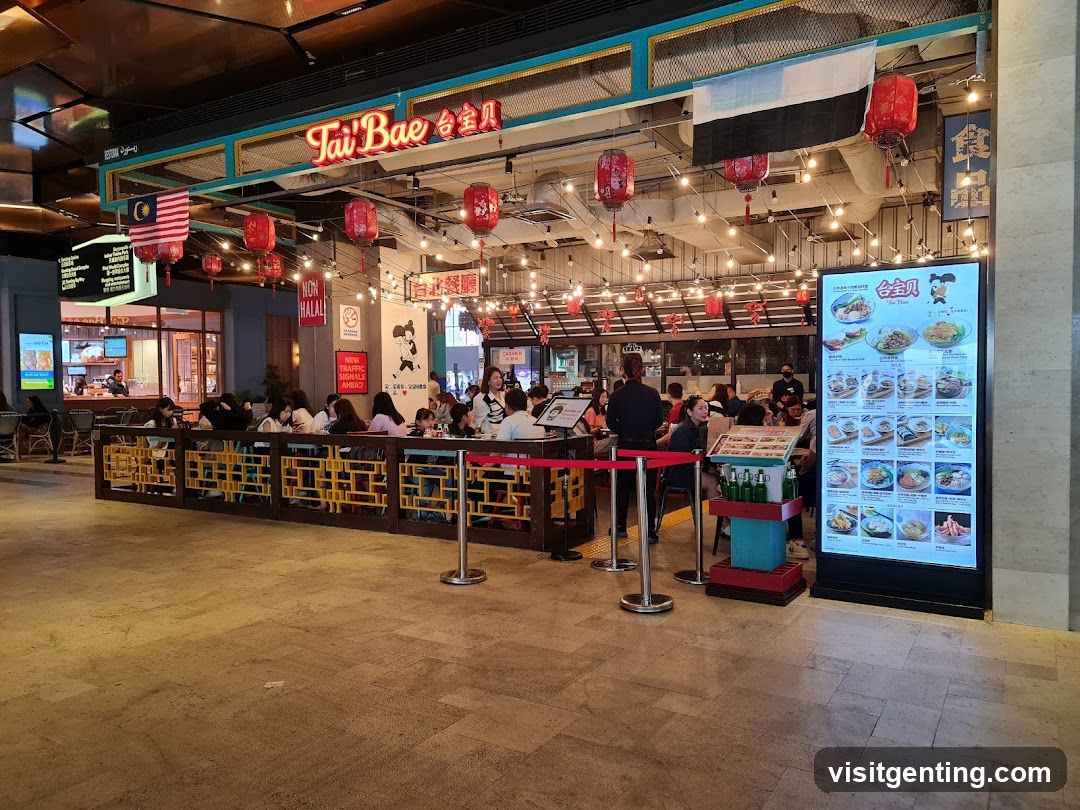 Restaurant Interior with Digital Menu