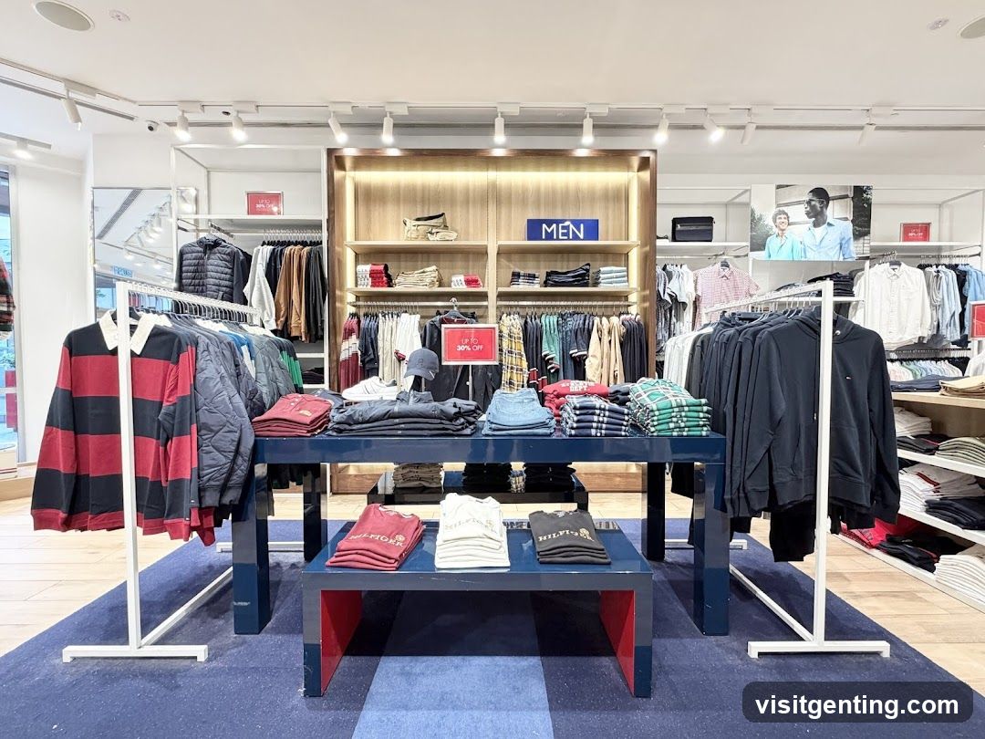 Men's Clothing Display