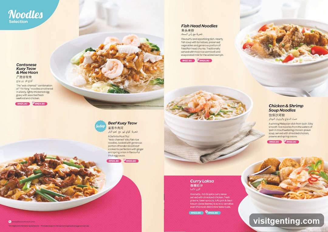 Noodles Selection