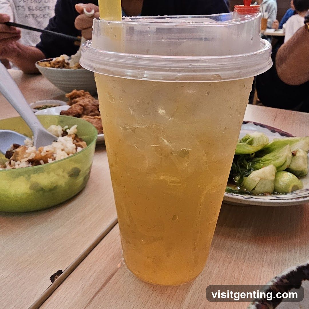 Iced Beverage with Meal