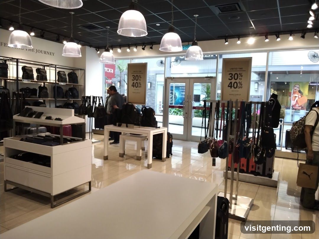 Store Interior with Bags and Luggage