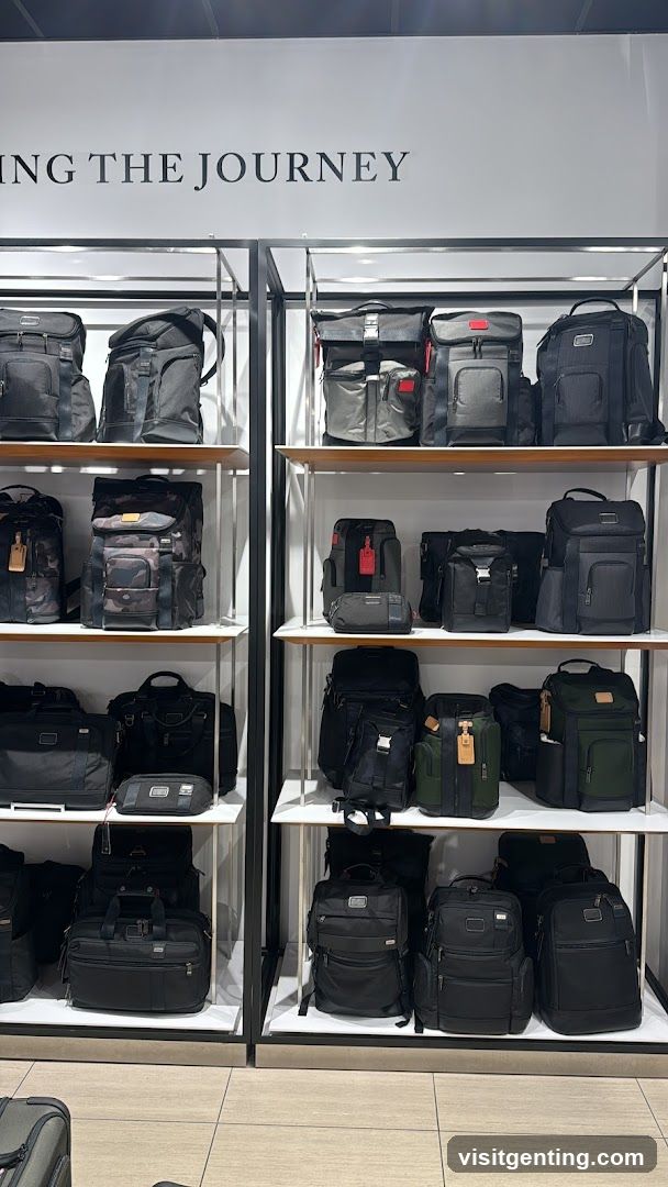 Backpacks and Luggage Display