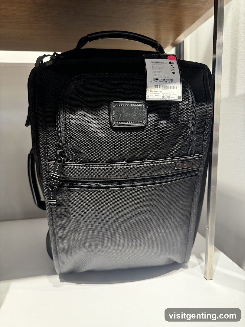 Black Tumi Backpack