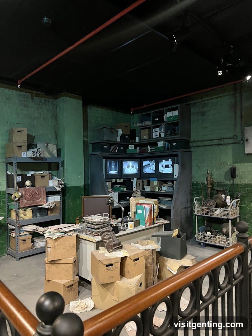 Cluttered Office Space