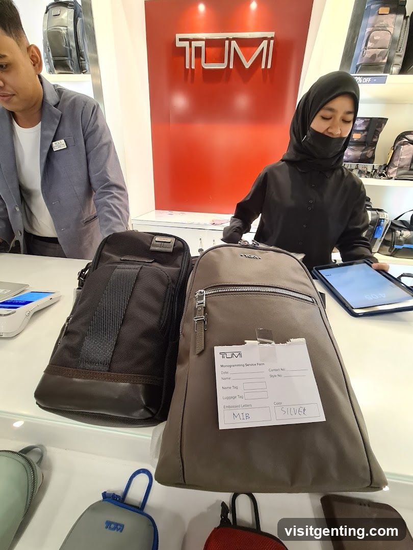Tumi Store Interior