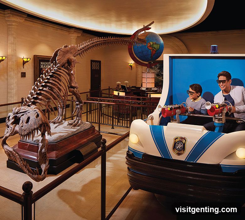 Dinosaur Skeleton Exhibit with Interactive Ride