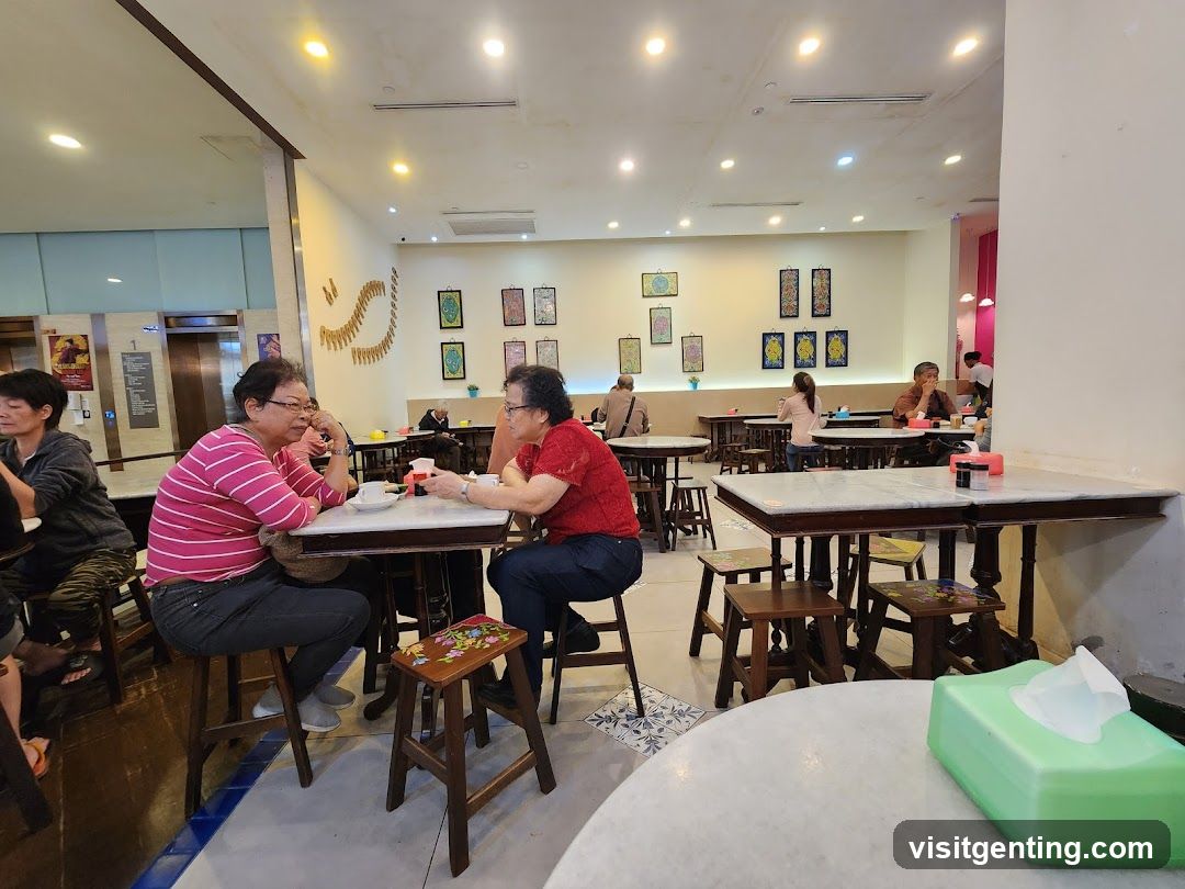 People dining in a cafe