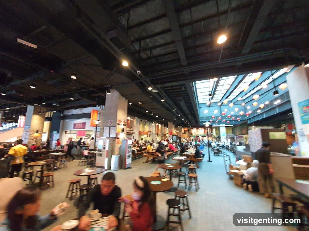 Busy Food Court