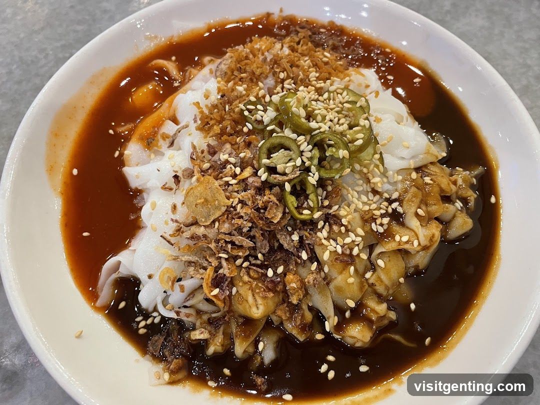 Cheung Fun with Sauces and Toppings