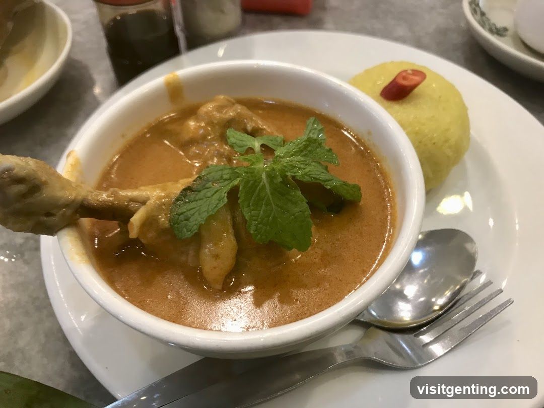 Chicken Curry with Rice Ball