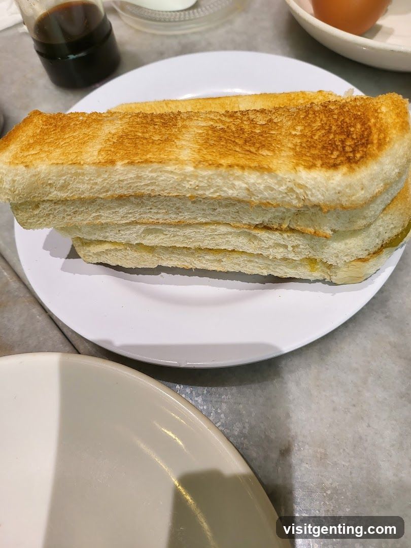 Toast with Condiments