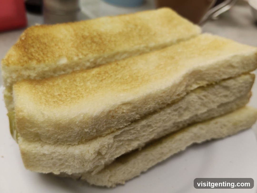 Toast with spread
