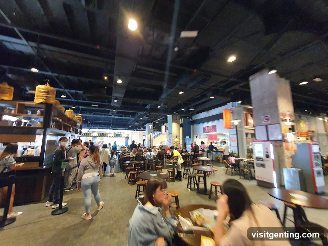 Busy Food Court