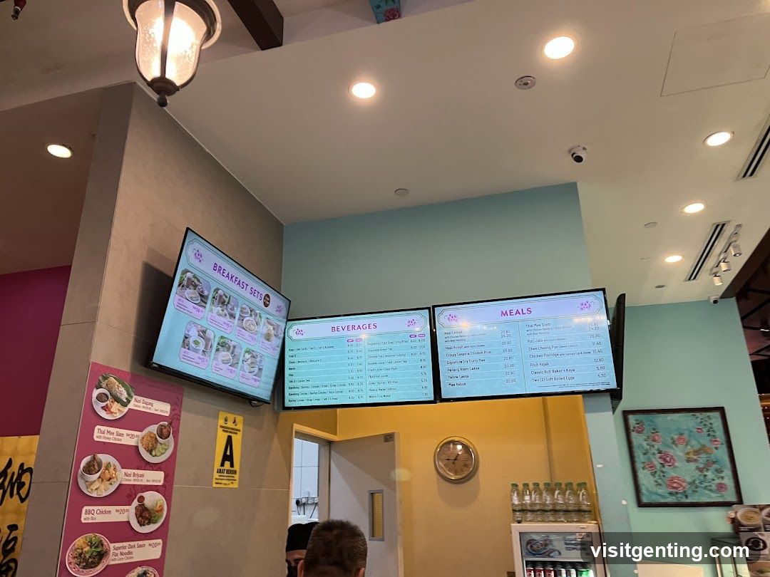 Restaurant Menu Displays
