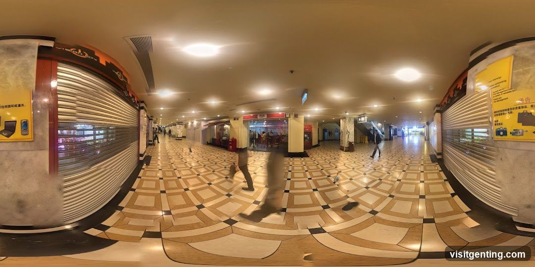 Indoor Shopping Mall Corridor