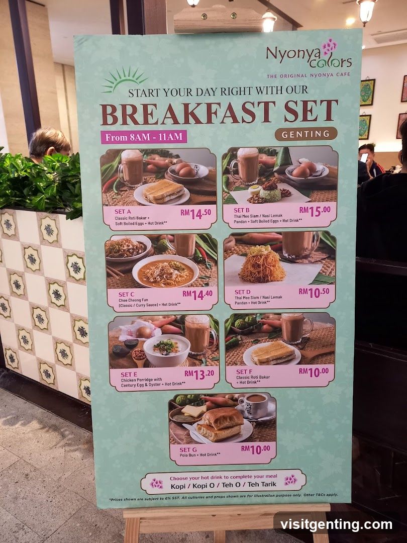 Nyonyacors Breakfast Set