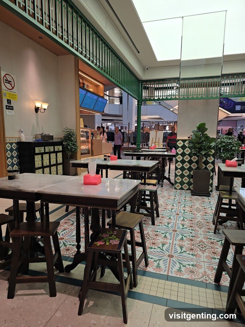 Cafe Interior with Seating