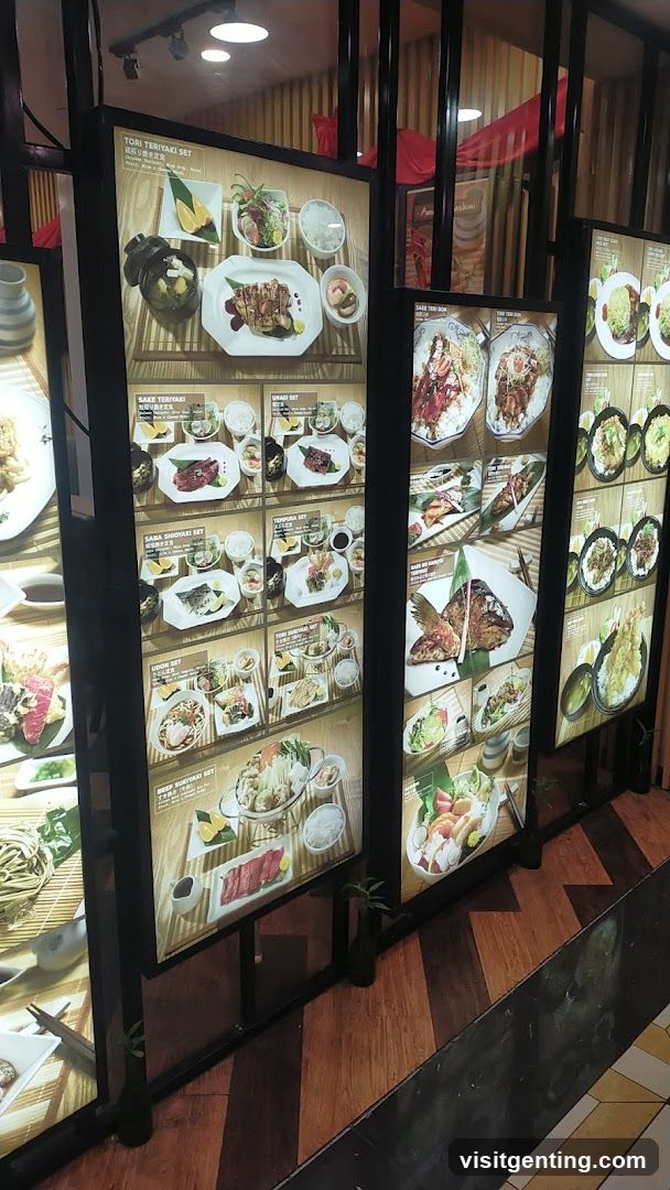 Japanese Food Display
