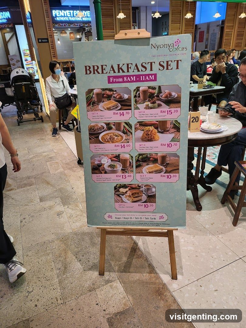 Nyonya Colors Breakfast Set