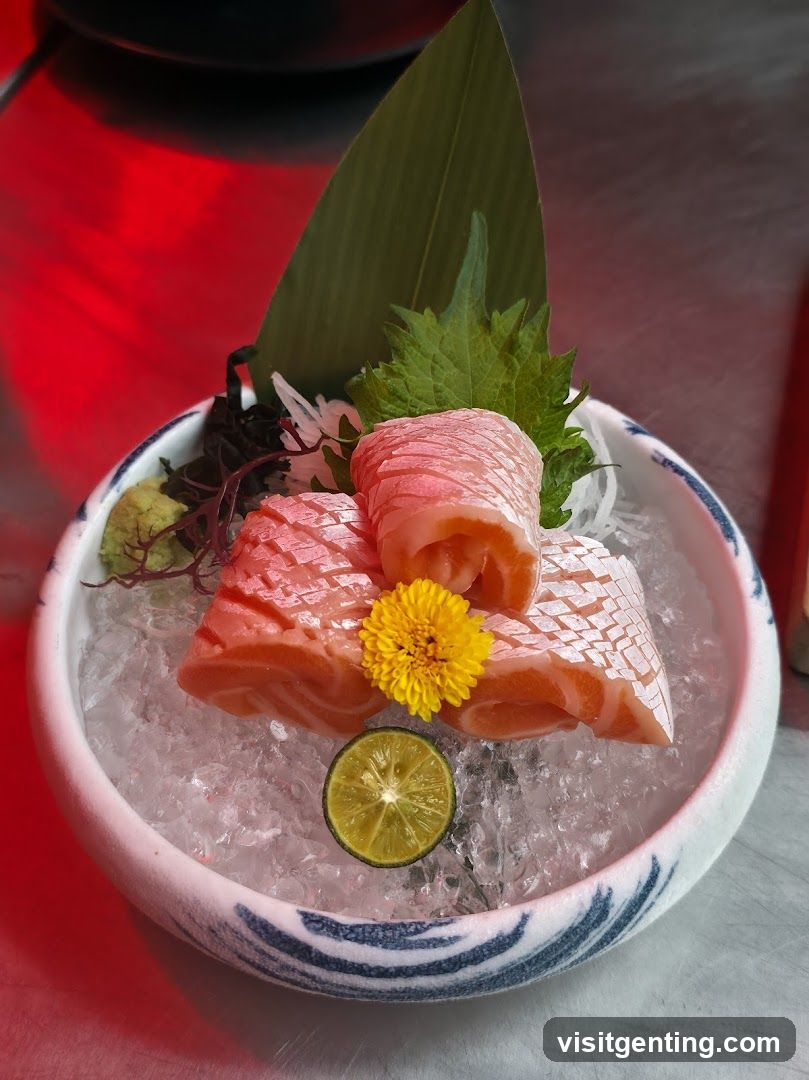 Salmon Sashimi