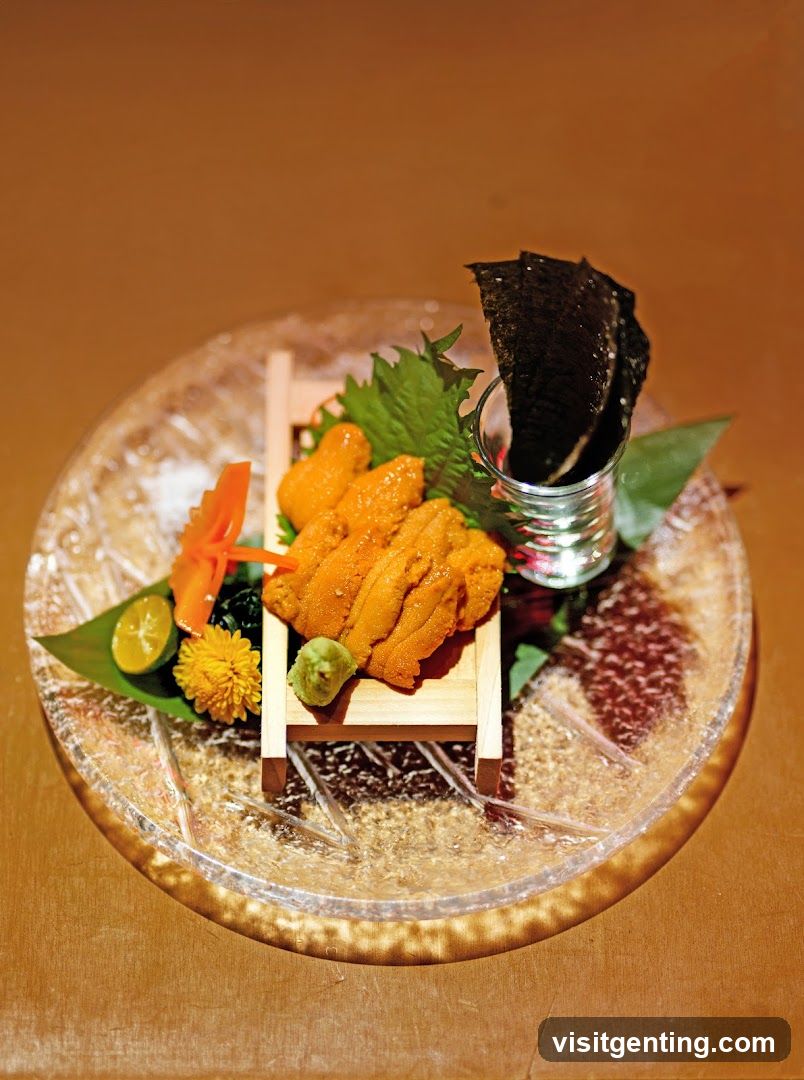 Sea Urchin Sashimi