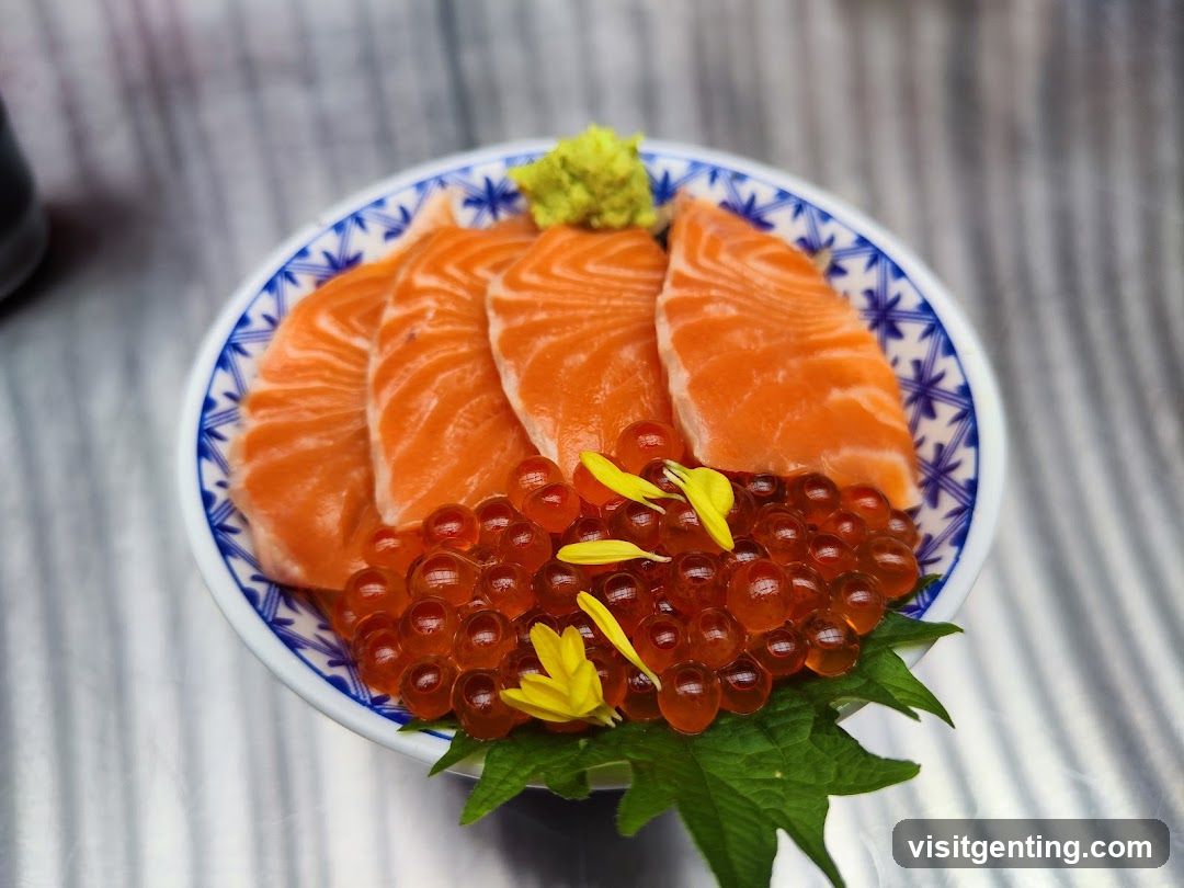 Salmon and Ikura Donburi
