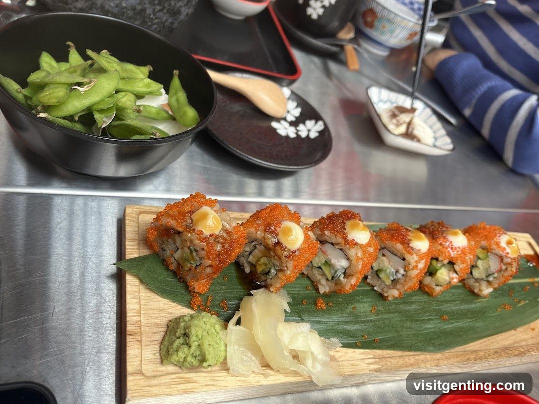 Sushi Platter with Edamame