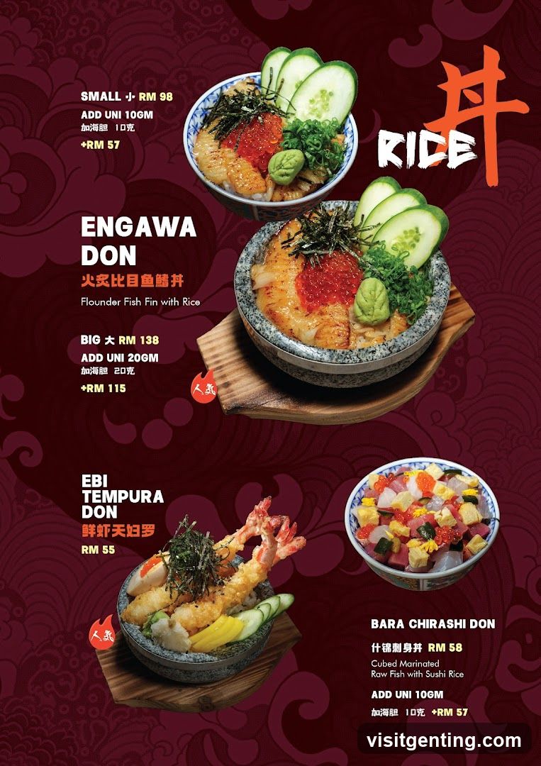 Rice Menu