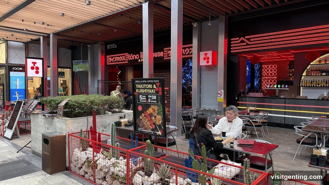Restaurant Exterior with Outdoor Seating