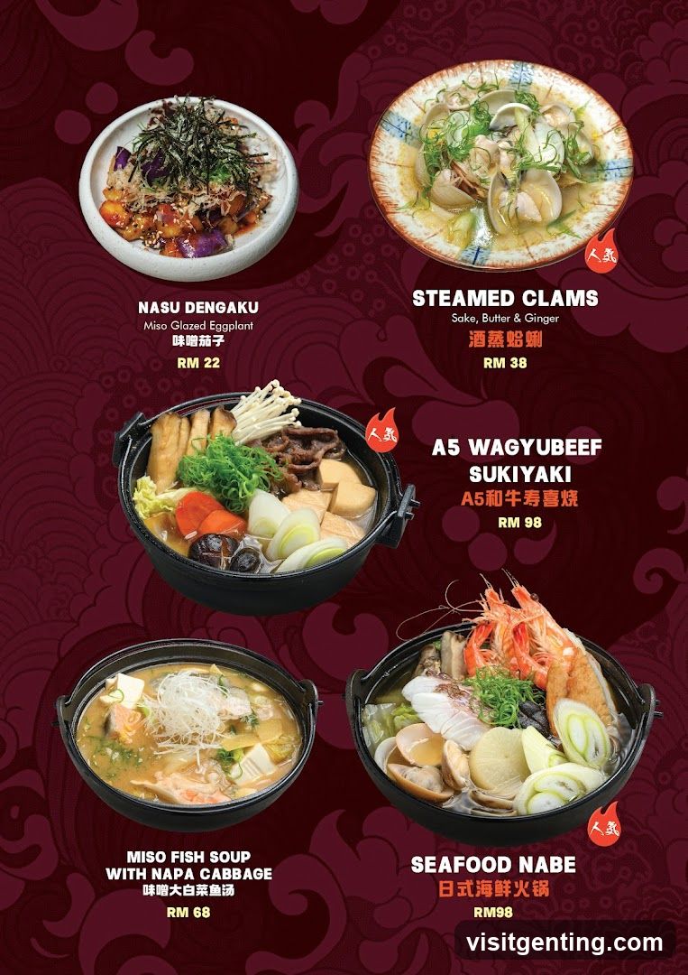 Japanese Menu