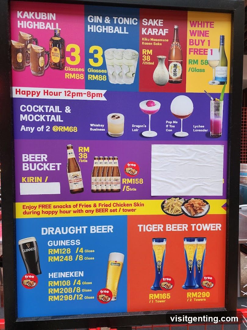 Happy Hour Menu