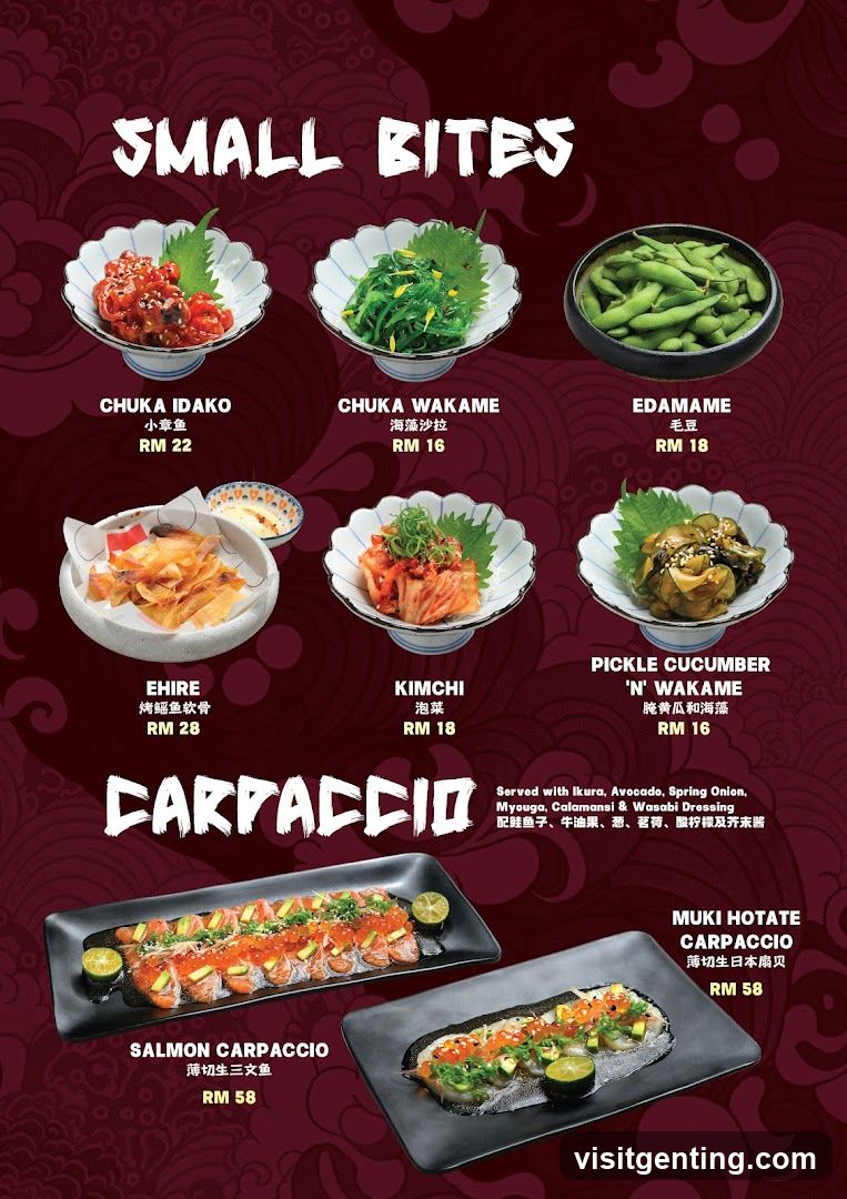 Small Bites & Carpaccio