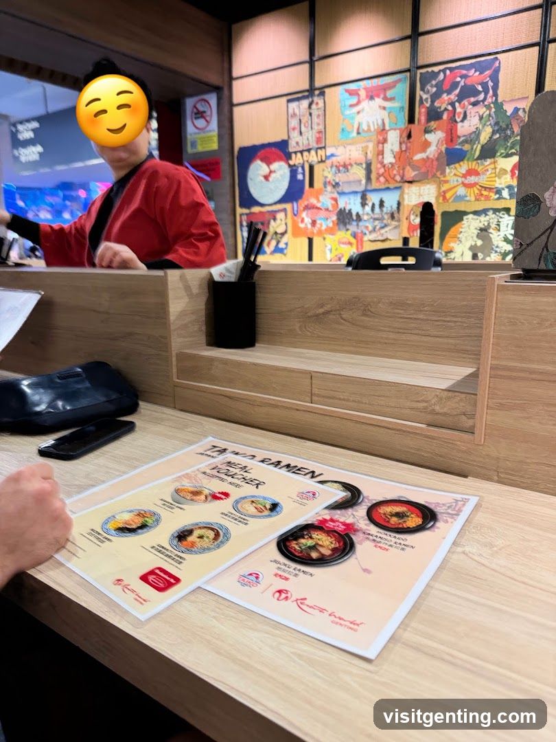 Ramen Restaurant Counter