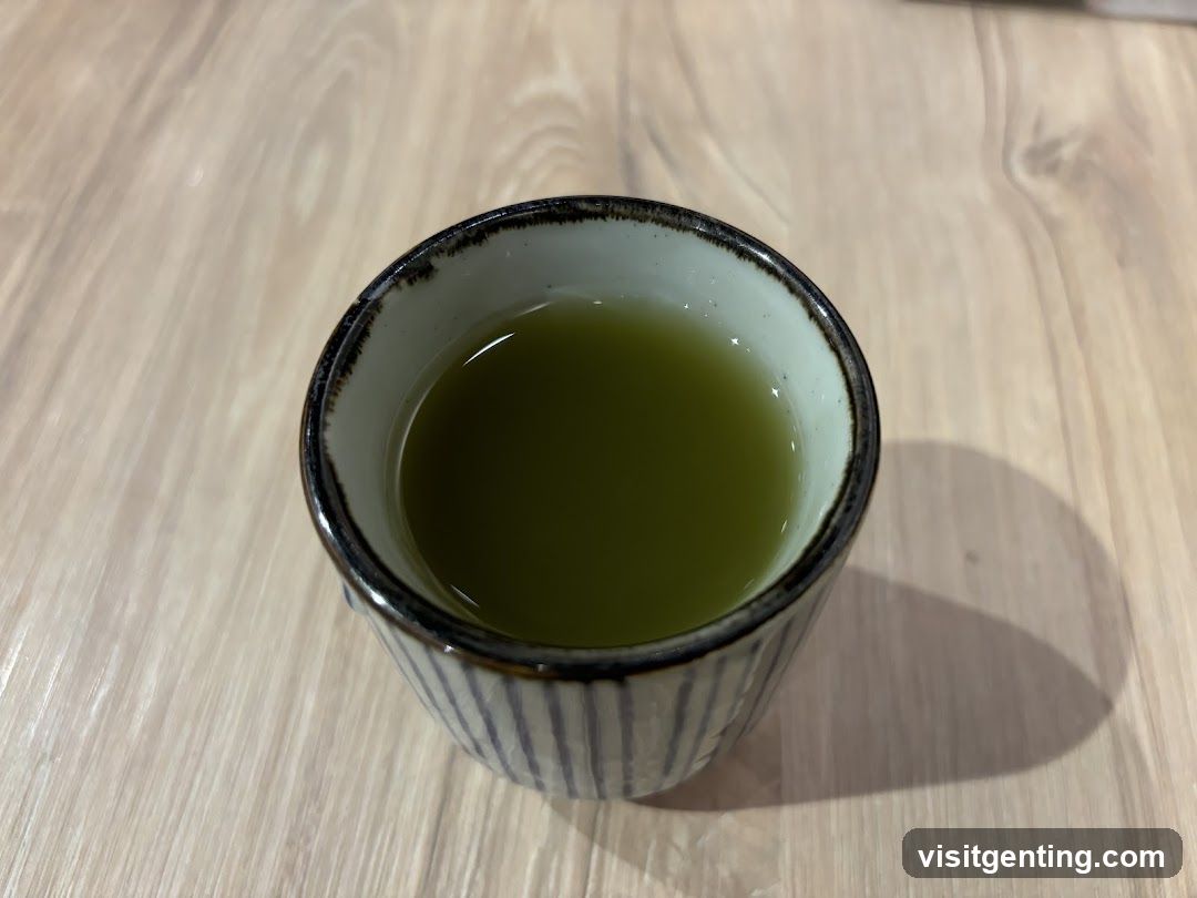Green Tea in a Cup