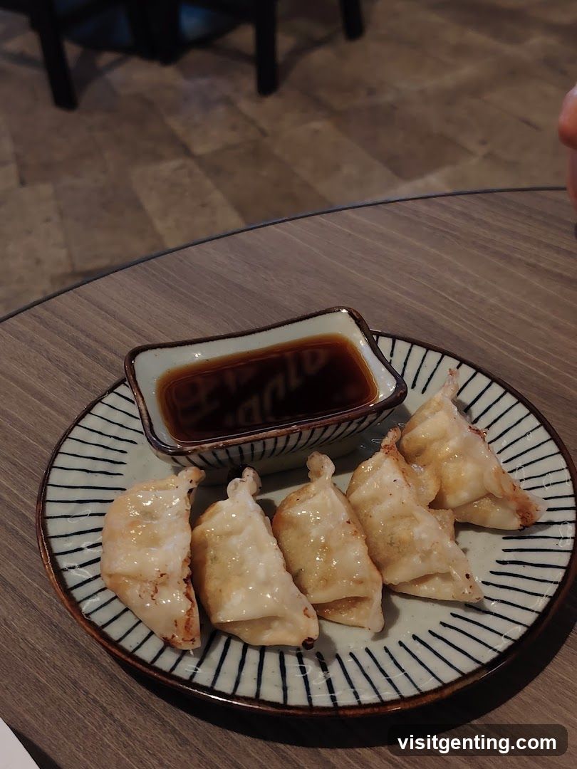 Gyoza with Dipping Sauce